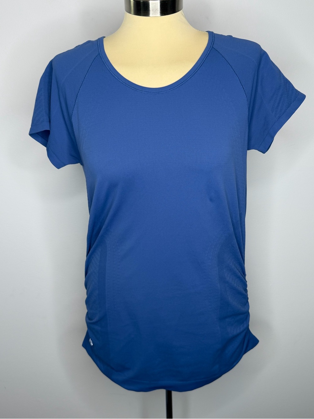 Athleta Speedlight Blue Seamless Tee